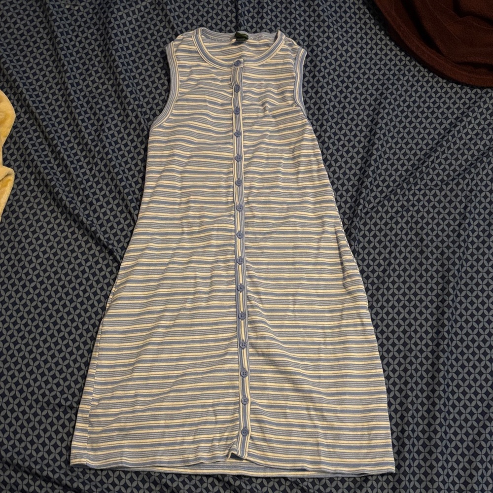 Wild Fable Blue and White Striped Dress